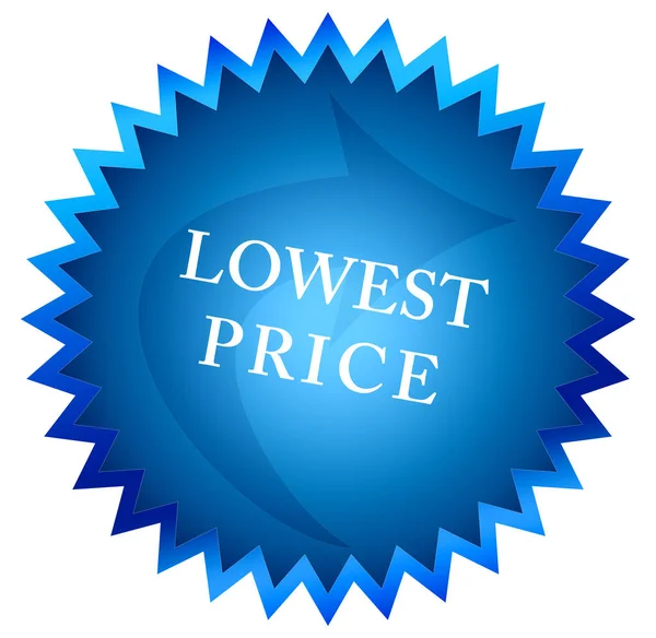 Botão de etiqueta web preço mais baixo — Fotografia de Stock