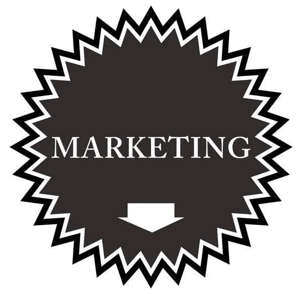 Bouton autocollant web marketing — Photo