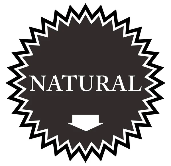 Natuurlijk web Sticker Button — Stockfoto