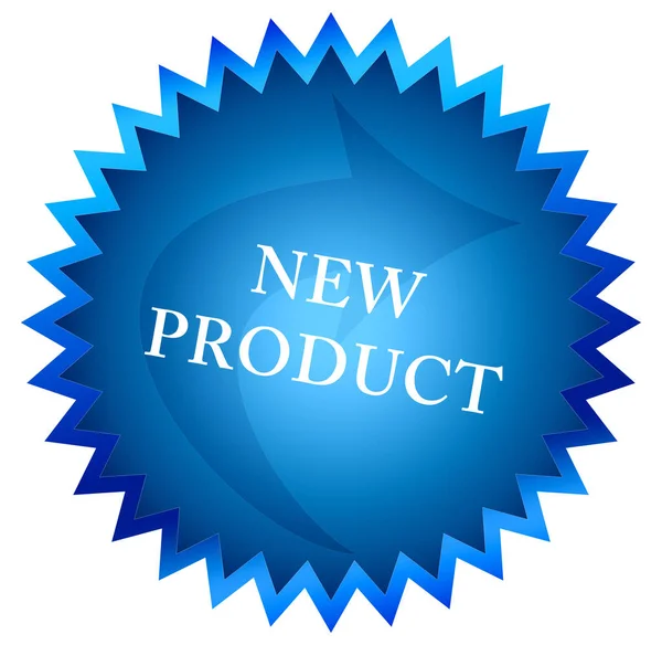 Новый веб-продукт Стикер Кнопка — стоковое фото