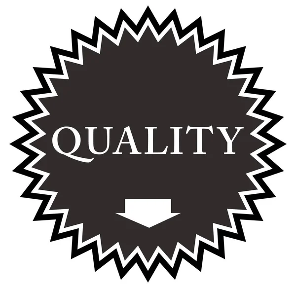 Qualität Web Sticker Button — Stockfoto