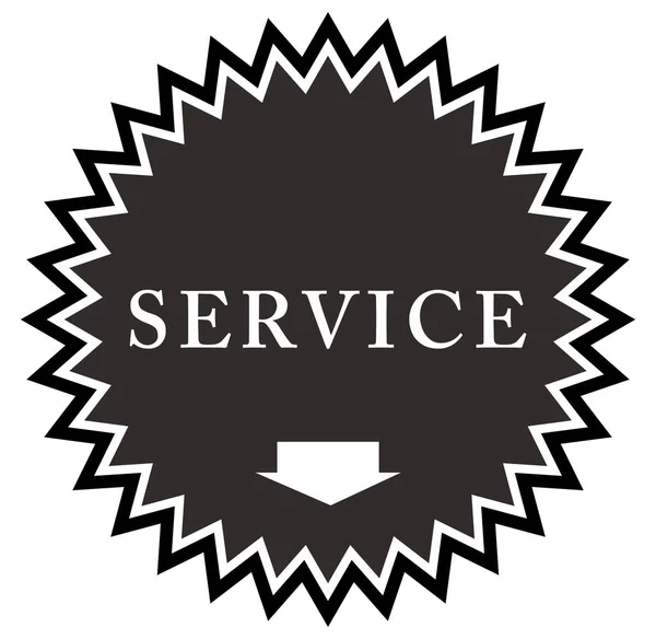 Service web Przycisk naklejki — Zdjęcie stockowe