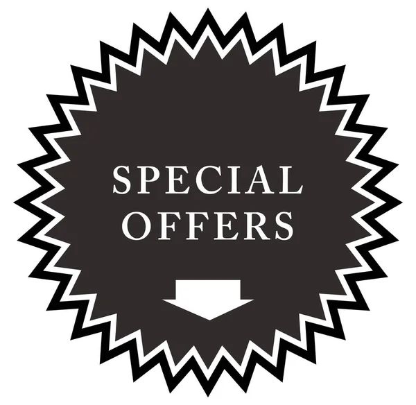 Special offers web Sticker Button — Stock Photo, Image