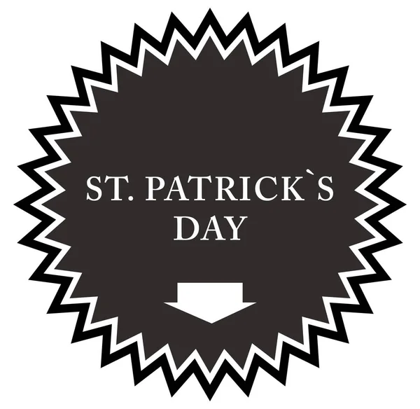St. Patrick Günü Web Yapıştırıcı Düğmesi — Stok fotoğraf