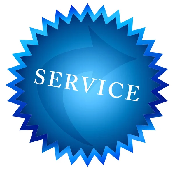 Service Web sticker knop — Stockfoto