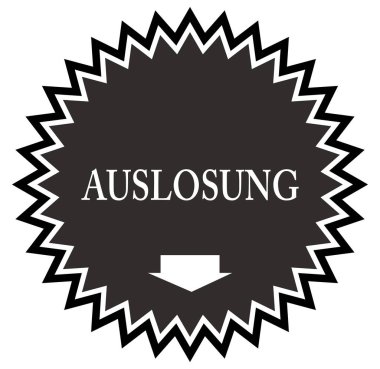 Auslosung web Sticker Button