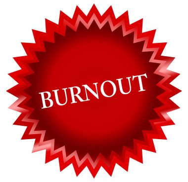 Tükenmişlik web Sticker Düğmesi