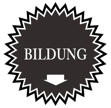 Bildung web Sticker Düğmesi