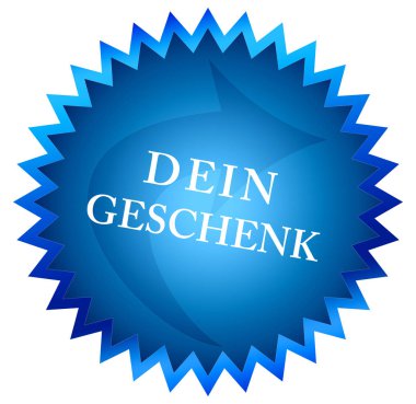 Dein Geschenk web Sticker Düğmesi