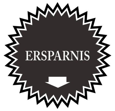 Ersparnis web Sticker Button