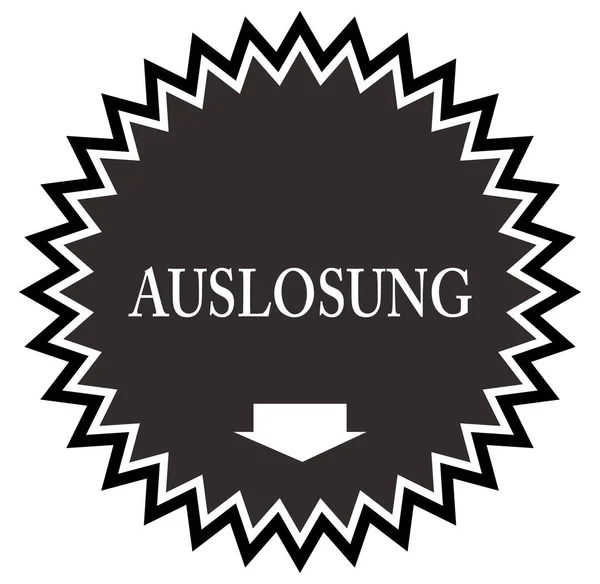 Auslosung web Sticker Button — Stockfoto