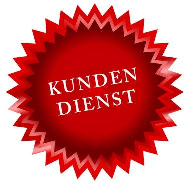Kundendienst web Sticker Düğmesi