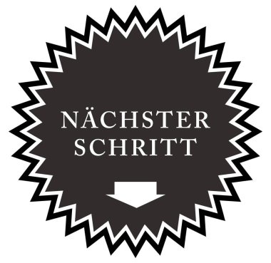  n��chster Schritt web Sticker Button