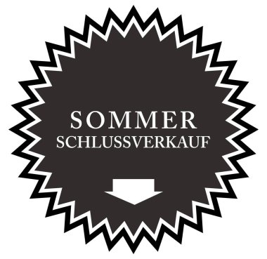  Sommerschlussverkauf web Sticker Düğmesi