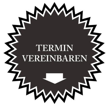 Termin vereinbaren web Sticker Button