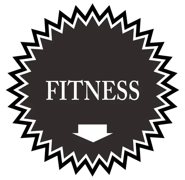 Fitness web Sticker Düğmesi — Stok fotoğraf