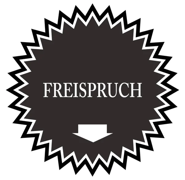 Freispruch web Sticker Button — Stockfoto