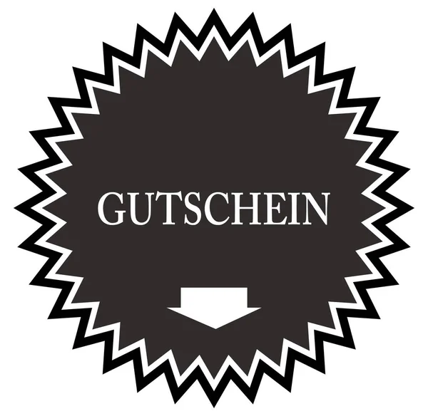 Gutschein web Sticker Button — Stockfoto