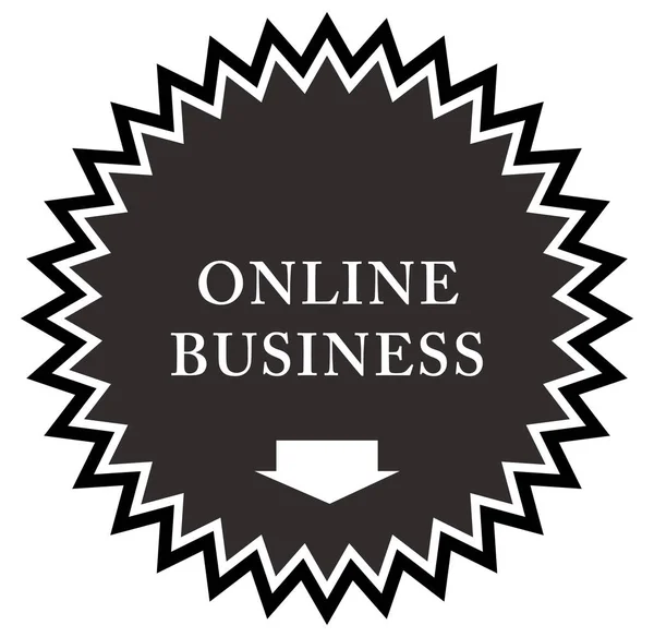 Online Business Web naklejki przycisk — Zdjęcie stockowe