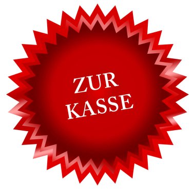 zur Kasse web Sticker Button