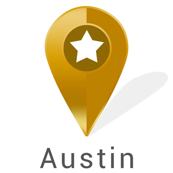 Etiqueta engomada web Austin —  Fotos de Stock