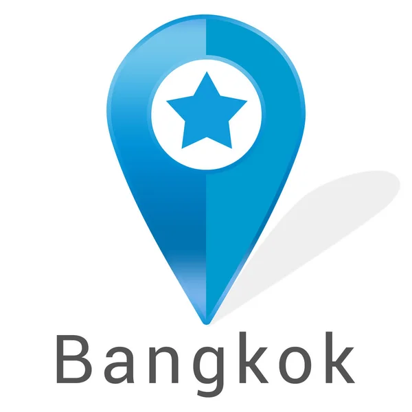 Web label aufkleber bangkok — Stockfoto