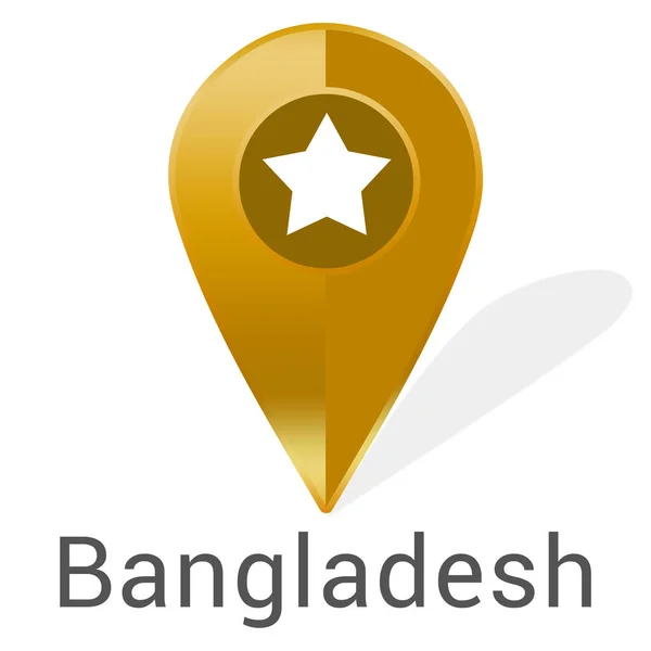 Web Label Sticker孟加拉国 — 图库照片