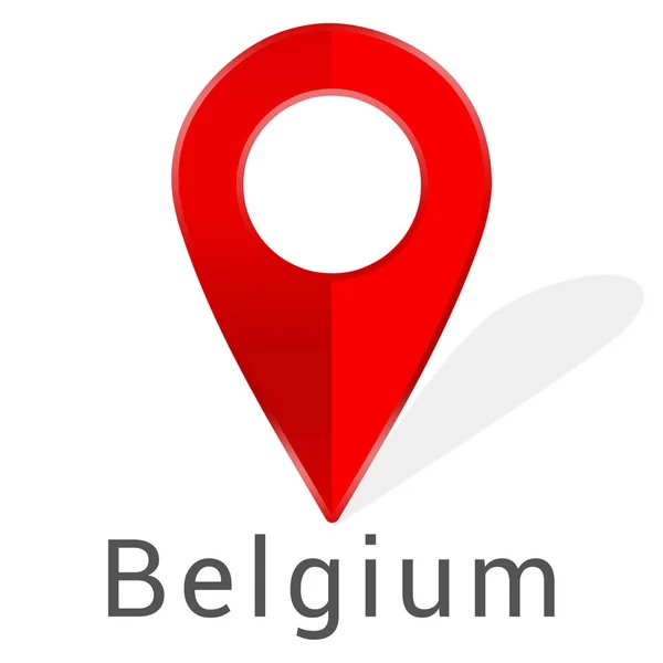 Web Label Sticker Belgium — стоковое фото