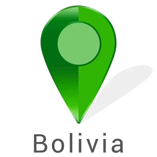 Web címke matrica Bolívia — Stock Fotó
