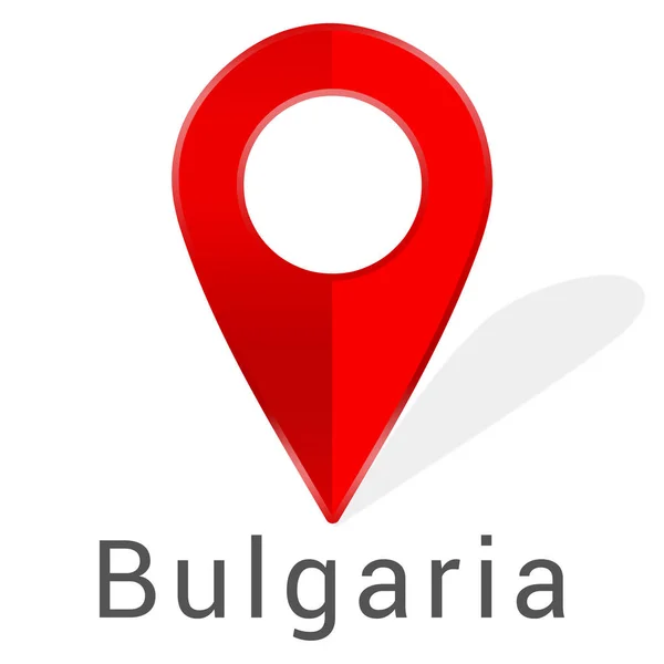 Наклейка веб-етикетки Болгарія — стокове фото