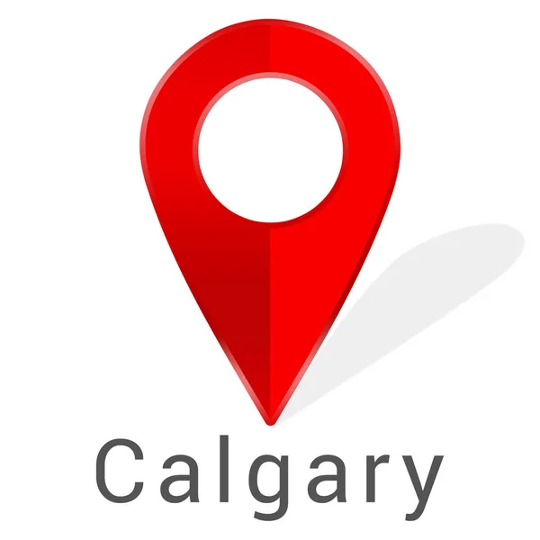 Etiqueta web etiqueta Calgary — Foto de Stock
