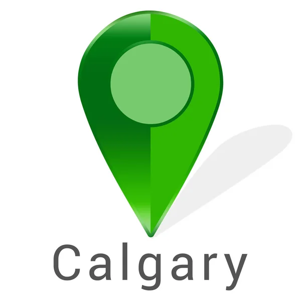 Etiqueta web etiqueta Calgary — Foto de Stock