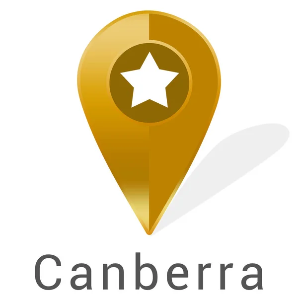 Étiquette web Autocollant Canberra — Photo