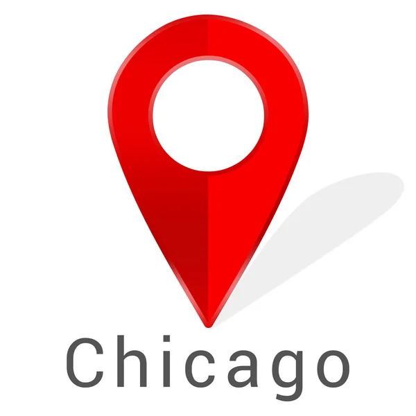 Etiqueta web etiqueta Chicago —  Fotos de Stock