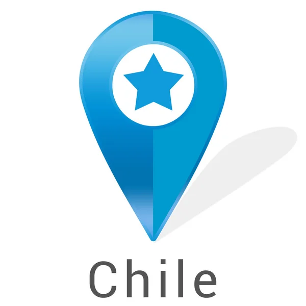 网页标签贴纸智利 — 图库照片