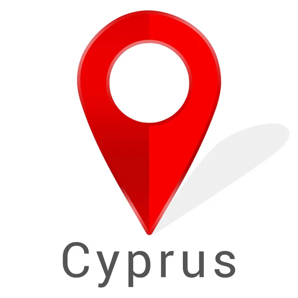 Веб-лейбл наклейка Кипр — стоковое фото