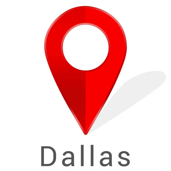 Etiqueta engomada web Dallas —  Fotos de Stock
