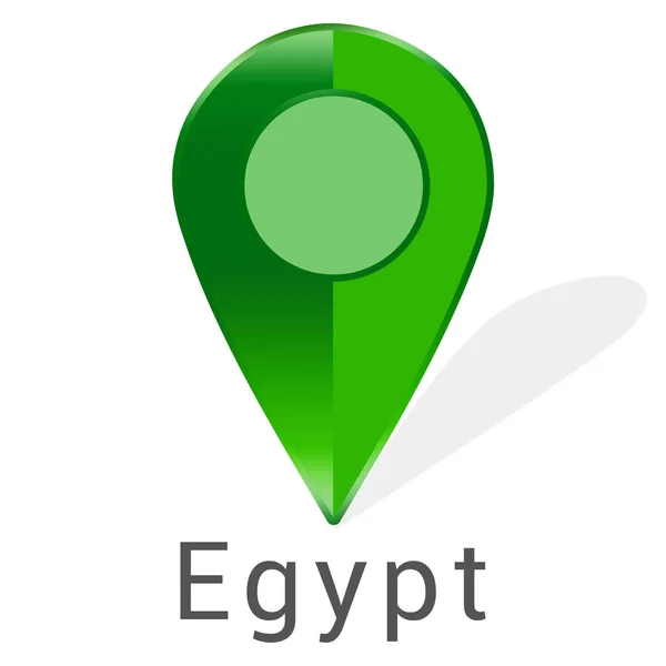Adesivo etichetta web Egitto — Foto Stock