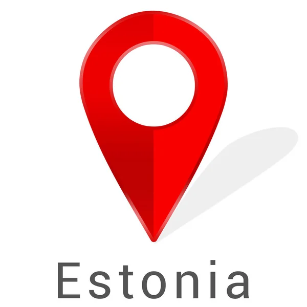 Web Label Sticker Estonia — стокове фото