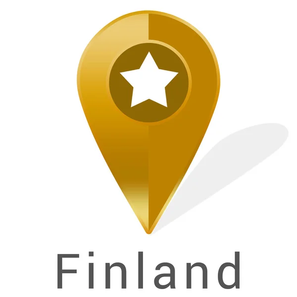 Web Label Sticker Finland — Stock Photo, Image