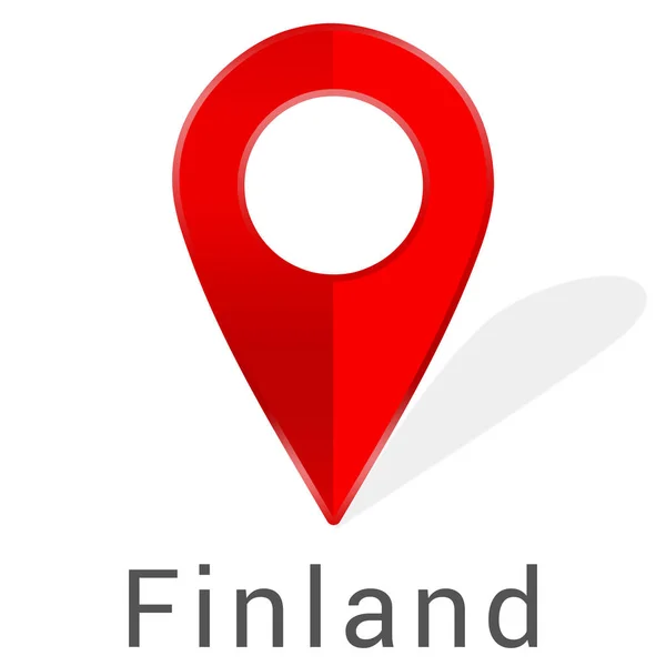 Adesivo etichetta web Finlandia — Foto Stock