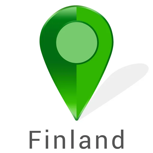 Web Label Sticker Finland — Stock Photo, Image