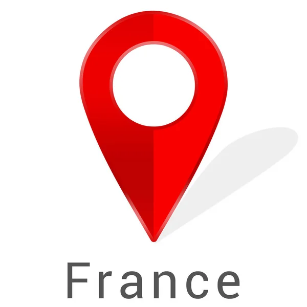 Etiqueta web etiqueta França — Fotografia de Stock
