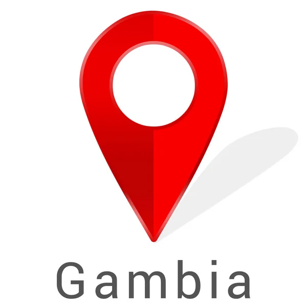 Etiqueta web Etiqueta engomada Gambia —  Fotos de Stock