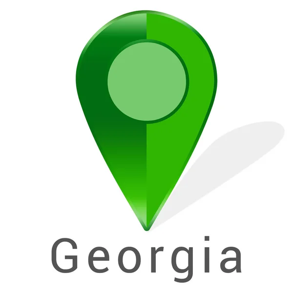 Étiquette web autocollant Géorgie — Photo