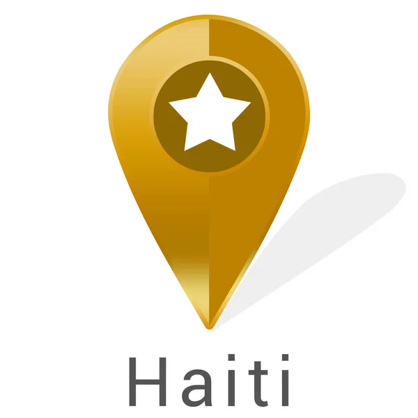 Etiqueta web Etiqueta Haití —  Fotos de Stock