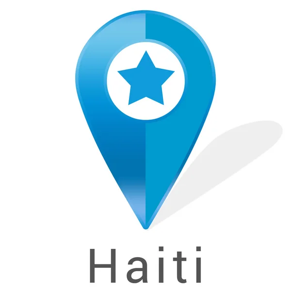 Web Label Sticker Haiti — стокове фото
