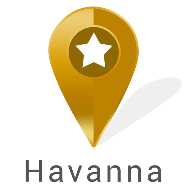 Web Label Matrica Havanna — Stock Fotó