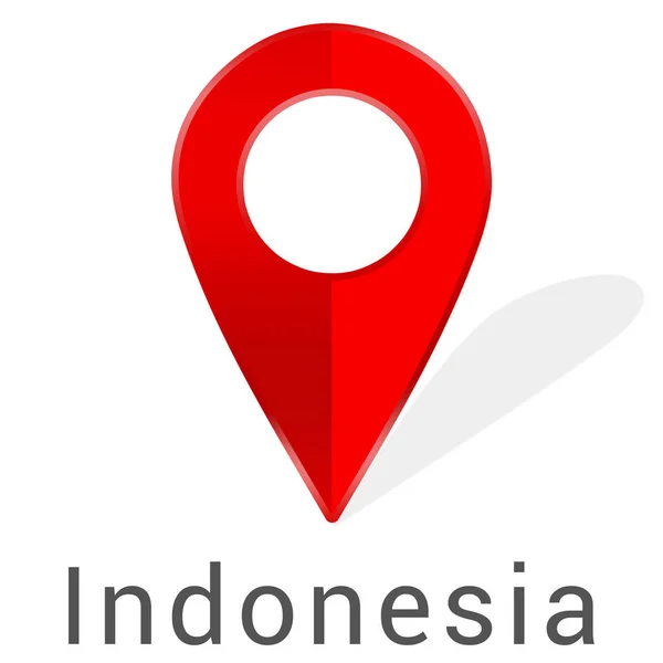 Ετικέτα web Sticker Ινδονησία — Φωτογραφία Αρχείου