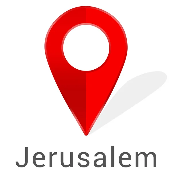 Web Etikettenaufkleber Jerusalem — Stockfoto